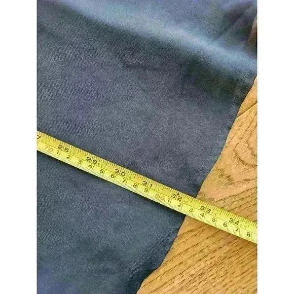 Lulu's Peek a Boo Shoulder Shift Dress Naby Blue M Womens Chiffon - Picture 2 of 6